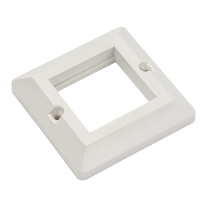 Faceplate for wall mounting box, French standard, 45x45